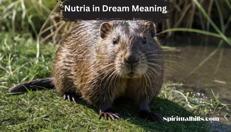 nutria in dream meaning